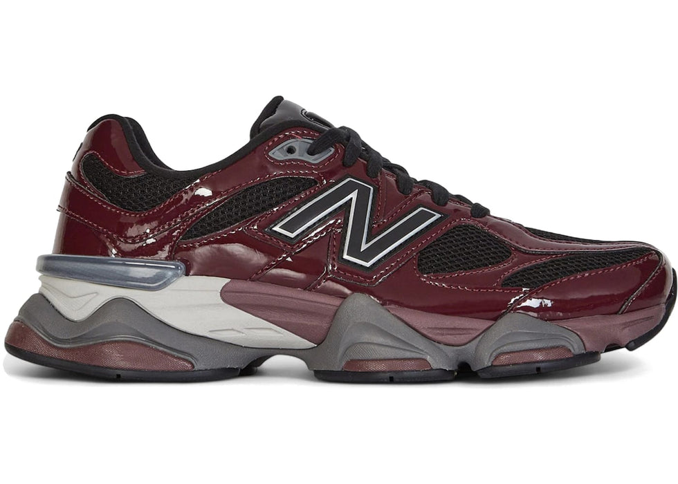 New Balance 9060 Patent Burgundy