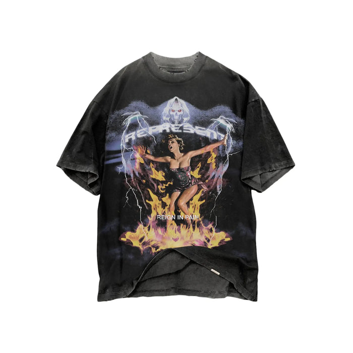 Represent Spirit Reaper Reign In Pain T-Shirt Vintage Black