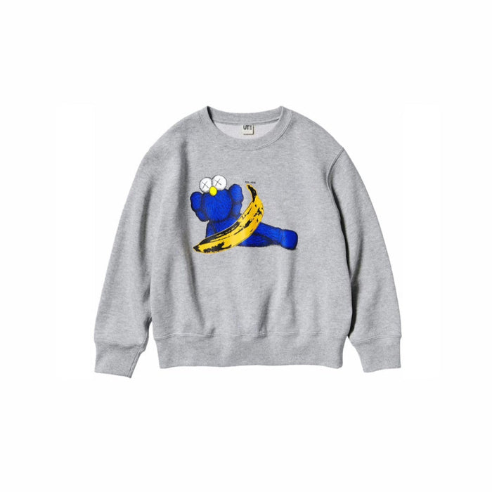 KAWS x Uniqlo Warhol Graphic 472951 Sweatshirt Gray