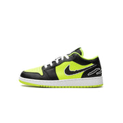 Jordan 1 Low SE Black Cat Volt (GS)