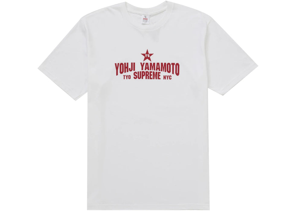 Supreme Y's by Yohji Yamamoto Star Tee White