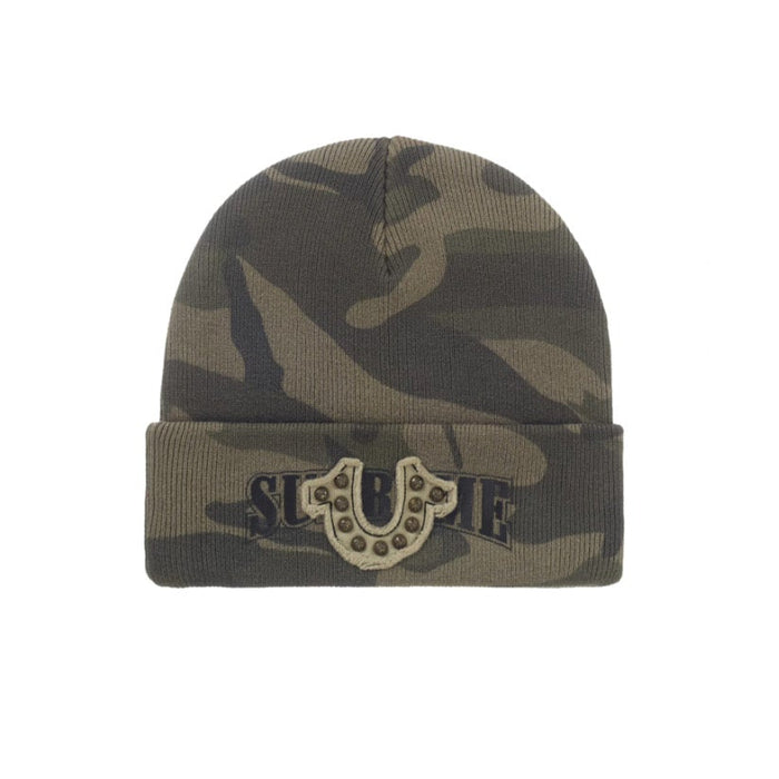 Supreme True Religion Beanie (FW25) Olive Camo