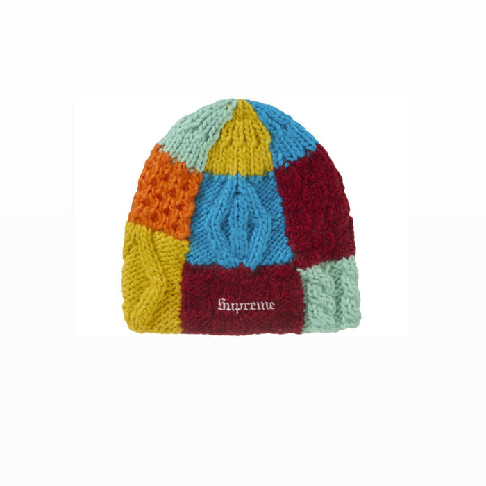 Supreme Block Knit Beanie Multicolor