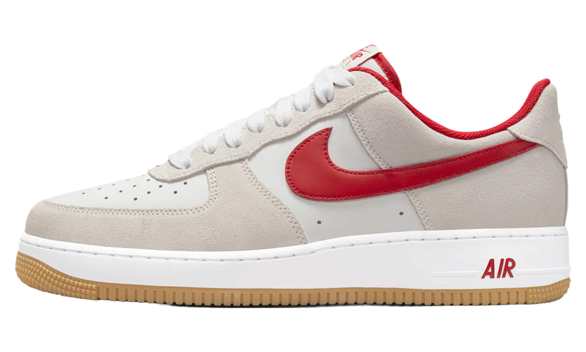 Nike Air Force 1 Low '07 LV8 Summit White Varsity Red Gum