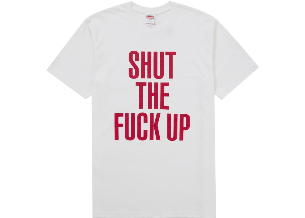 Supreme Number (N)ine Shut Up Tee White