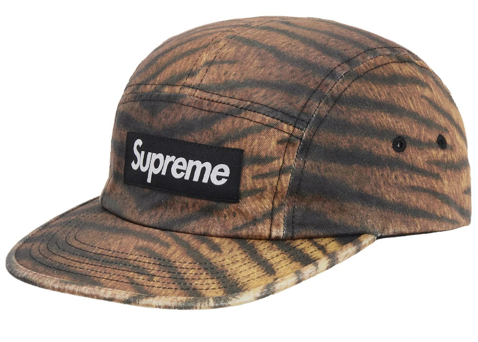 Supreme Washed Chino Twill Camp Cap (FW25) Tiger
