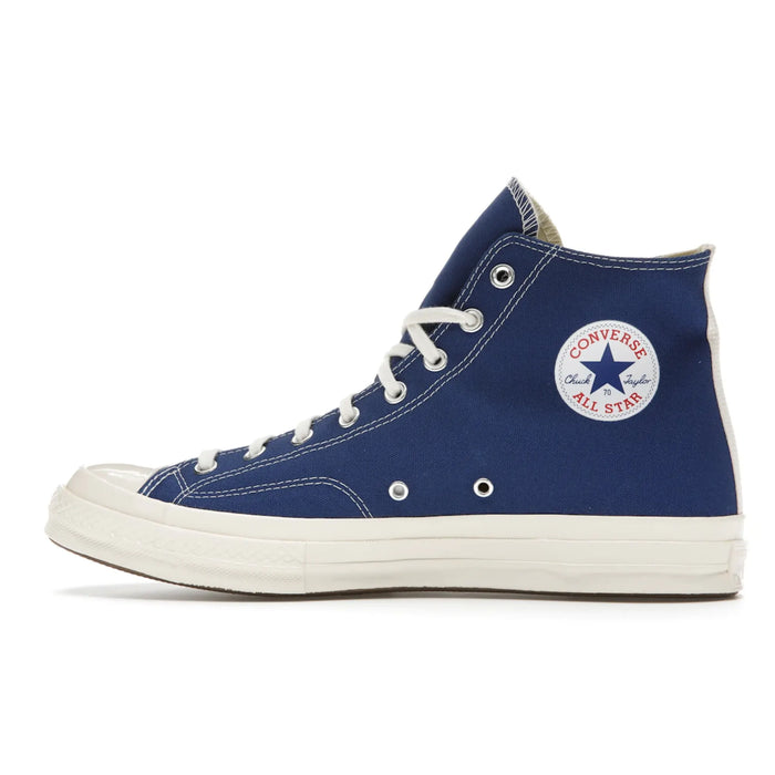 Converse Chuck Taylor All Star 70 Hi Comme des Garcons PLAY Blue Quartz