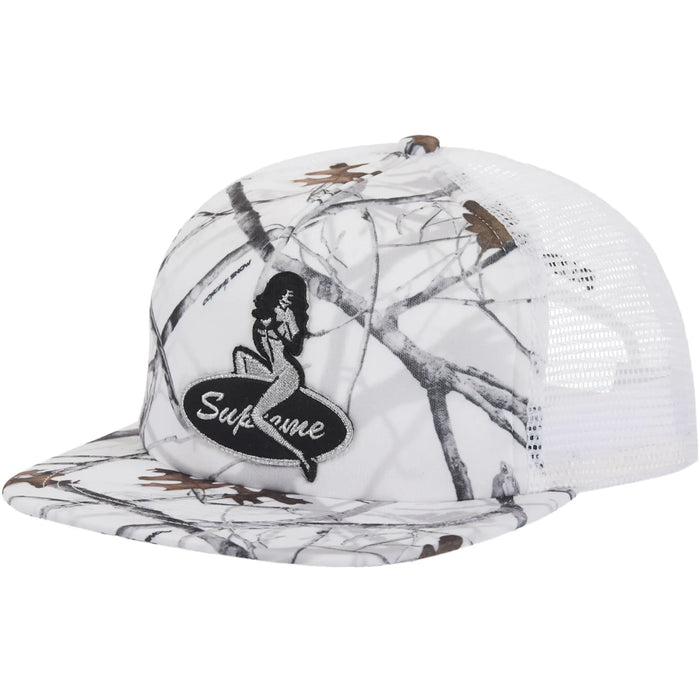 Supreme Pinup Mesh Back 5-Panel White Camo