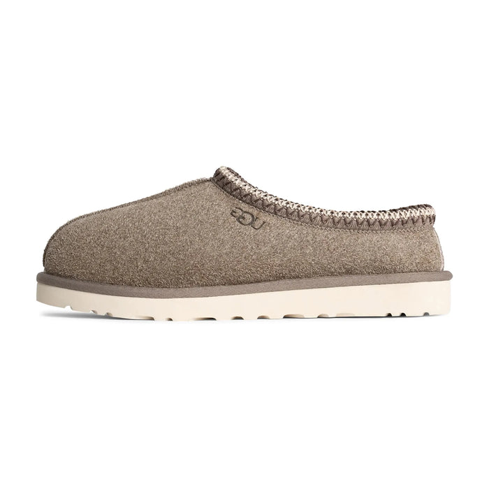 UGG Tasman Shaggy Suede Slipper Smoke Plume