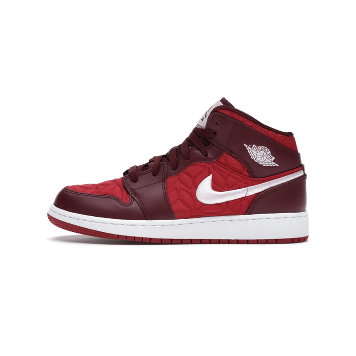 Jordan 1 Mid SE Red Quilt (GS)