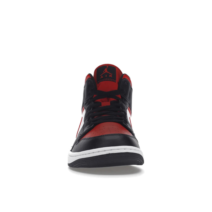 Jordan 1 Mid White Black Red (2022)