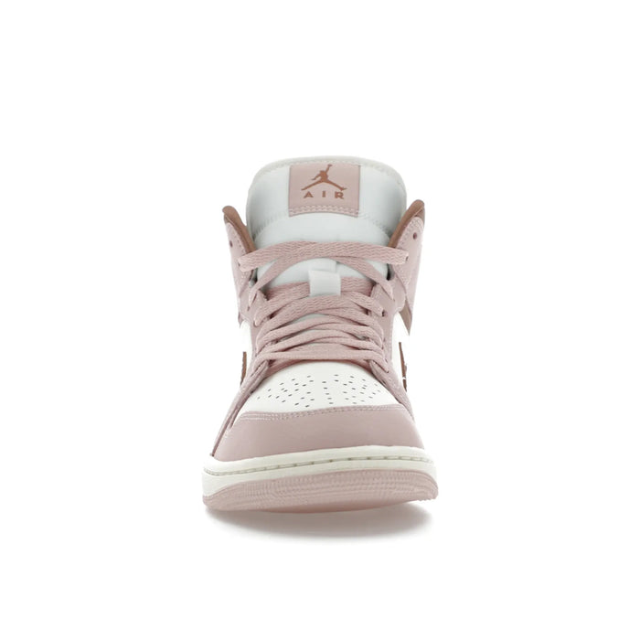 Jordan 1 Mid Pink Oxford Brown (Women's)
