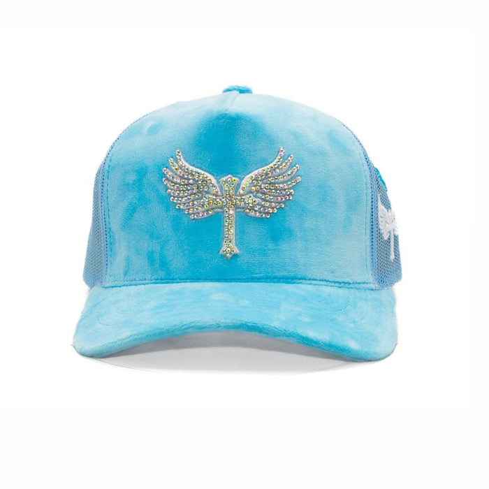 Reflection Luxury Fuzzy Cap Baby Blue