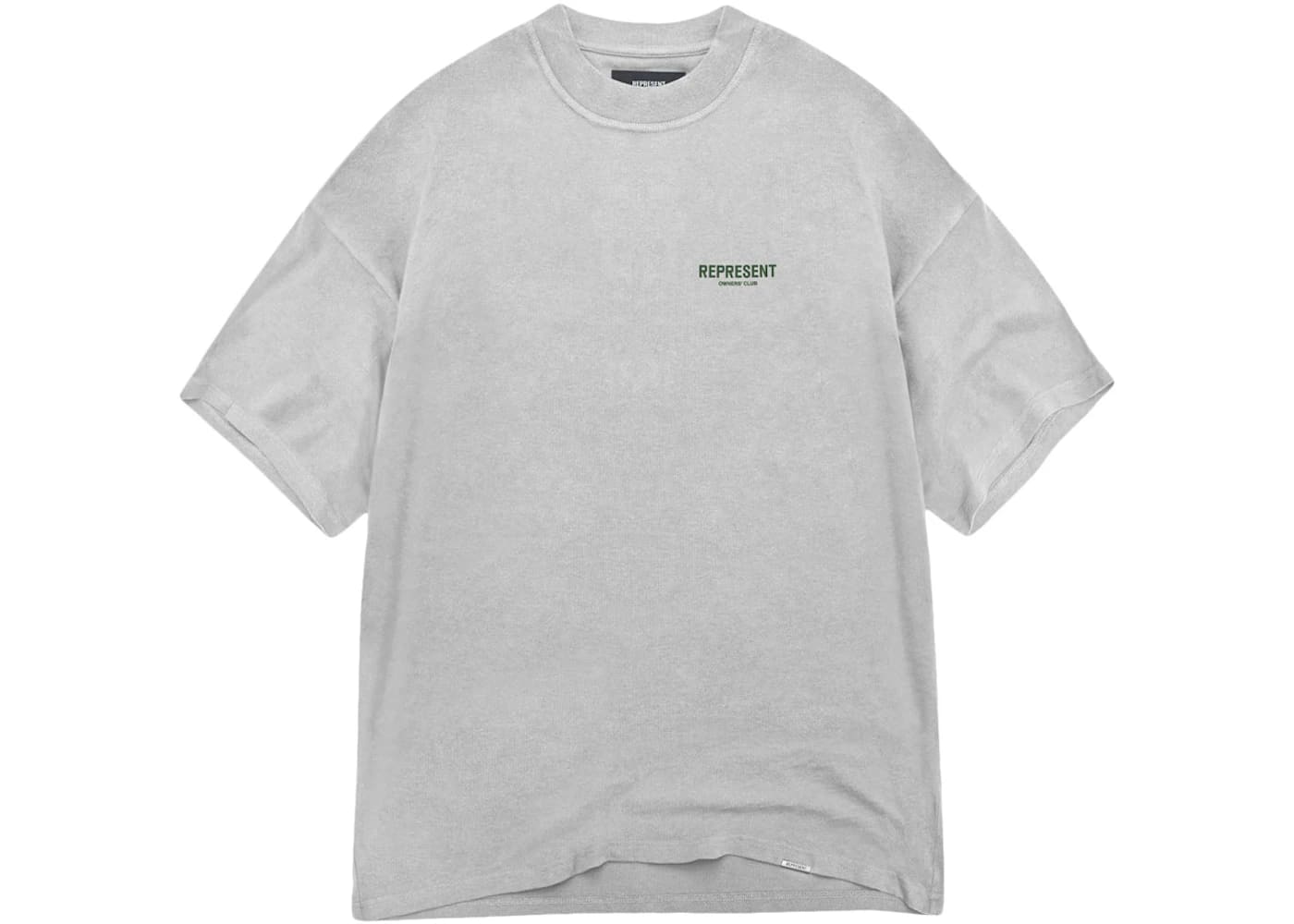 Represent Owners Club T-Shirt Ash Grey/Racing Green