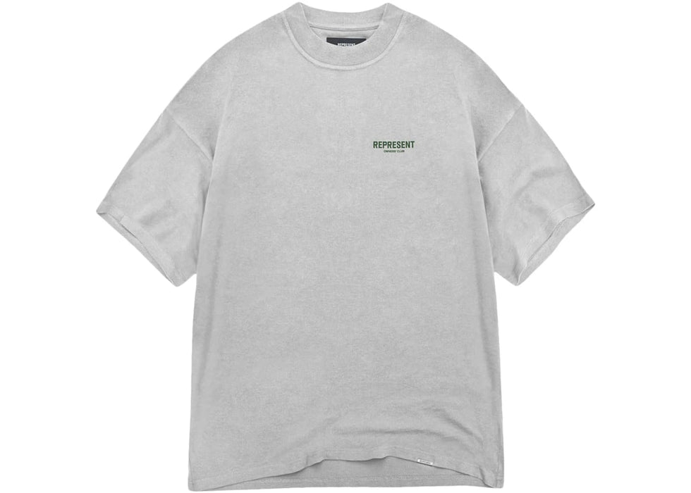 Represent Owners Club T-Shirt Ash Grey/Racing Green