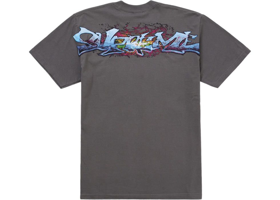 Supreme Tag Tee Charcoal