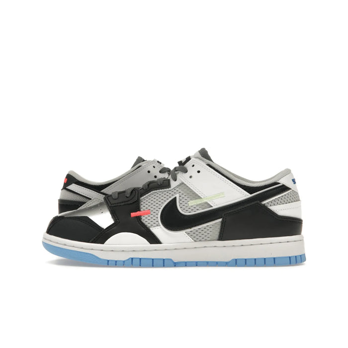 Nike Dunk Low Scrap Black Neutral Grey University Blue White