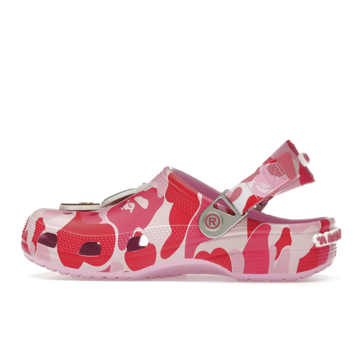Crocs Classic Clog A Bathing Ape ABC Camo Pink