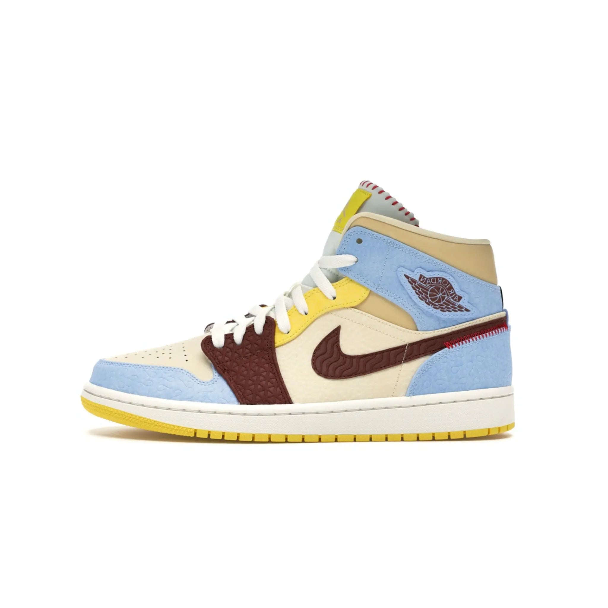 Jordan 1 Mid SE Fearless Maison Chateau Rouge