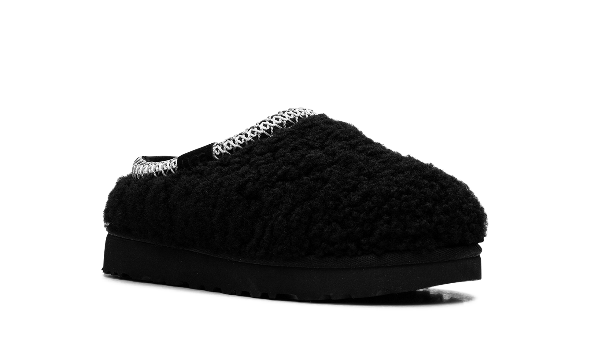 UGG Tasman Maxi Curly Slipper Black (Women's)