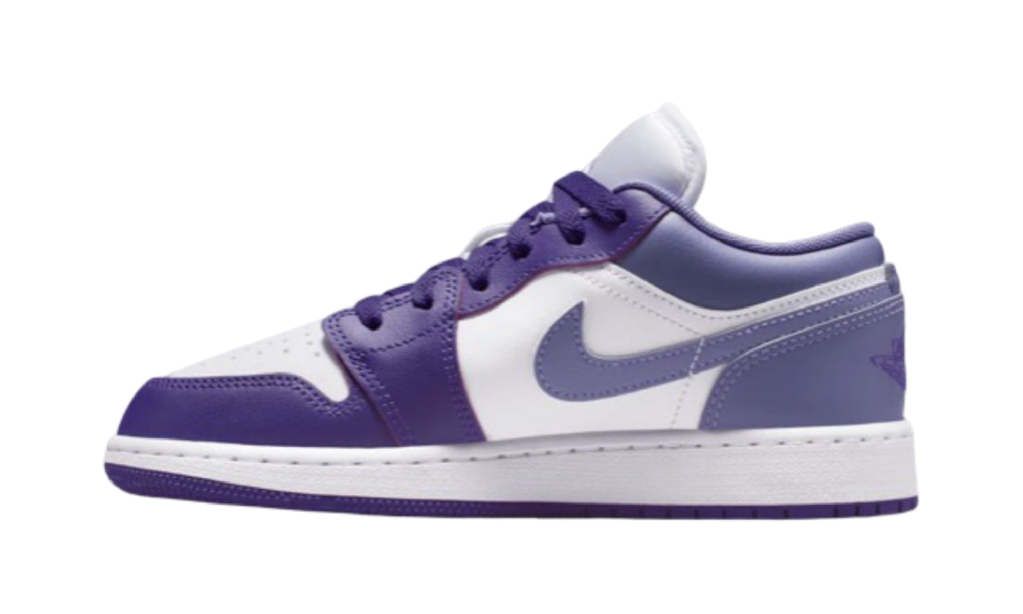 Jordan 1 Low Court Purple White Dusty Amethyst (GS)