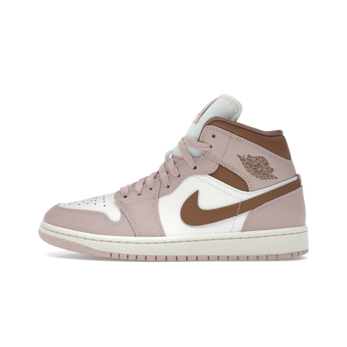 Jordan 1 Mid Pink Oxford Brown (Women's)