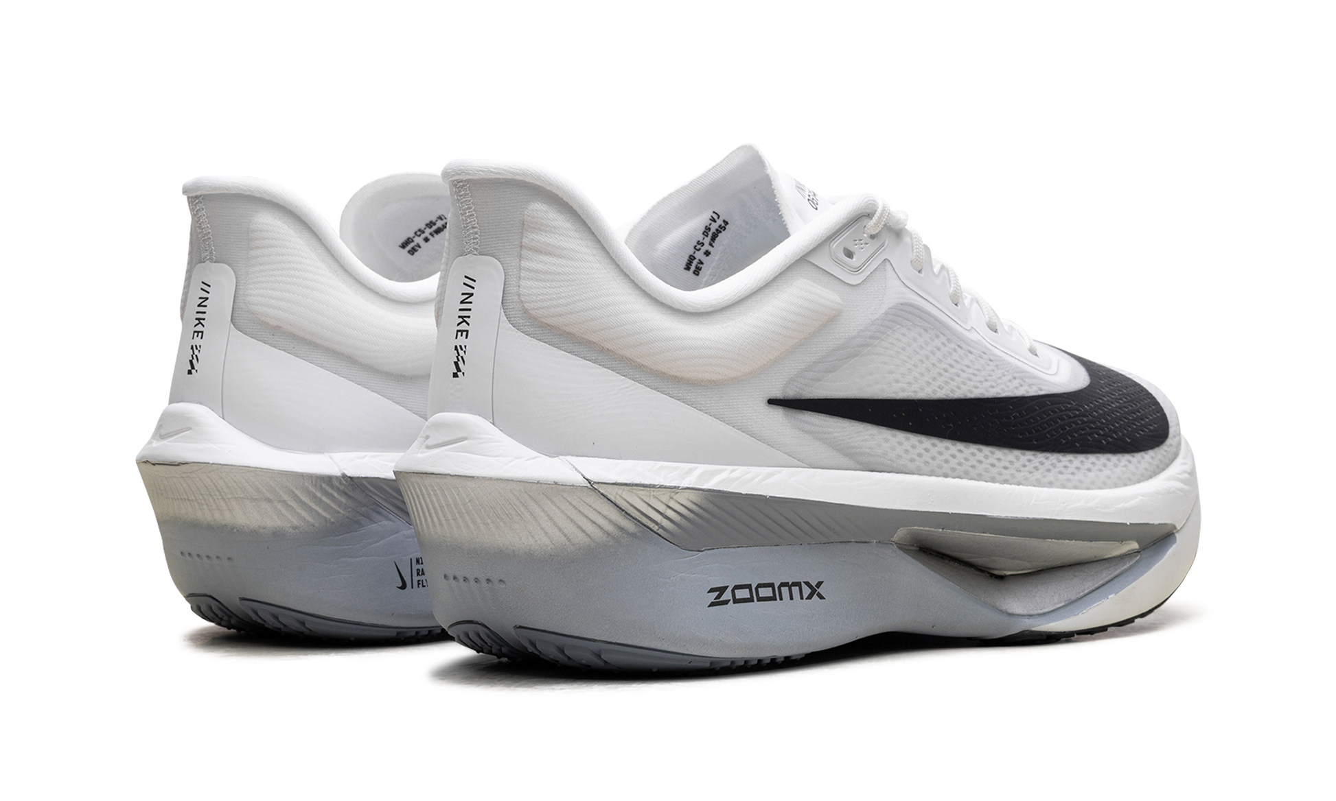 Nike Zoom Fly 6 White Pure Platinum Obsidian Mist Gridiron