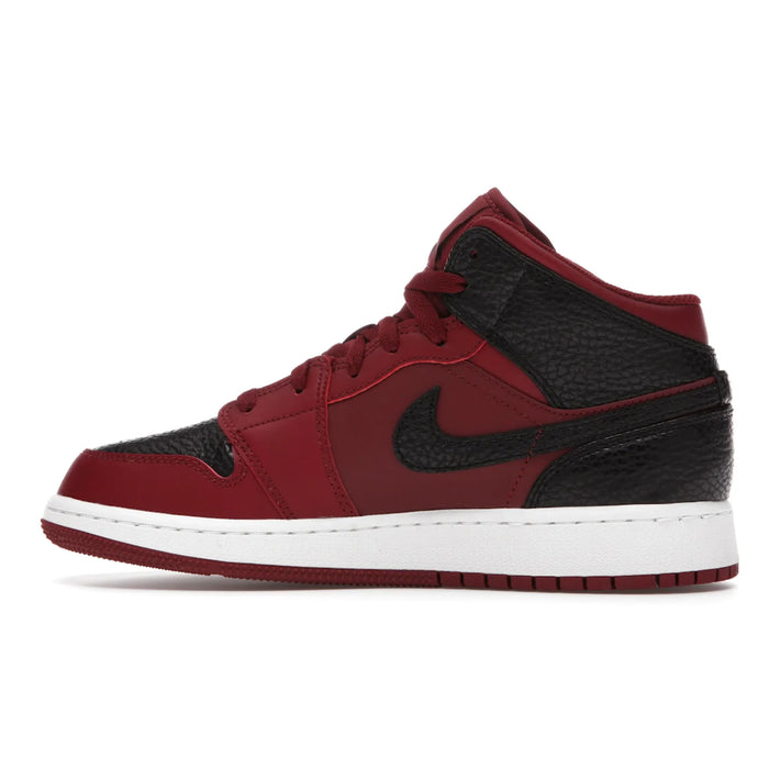 Jordan 1 Mid Team Red Black White (GS)