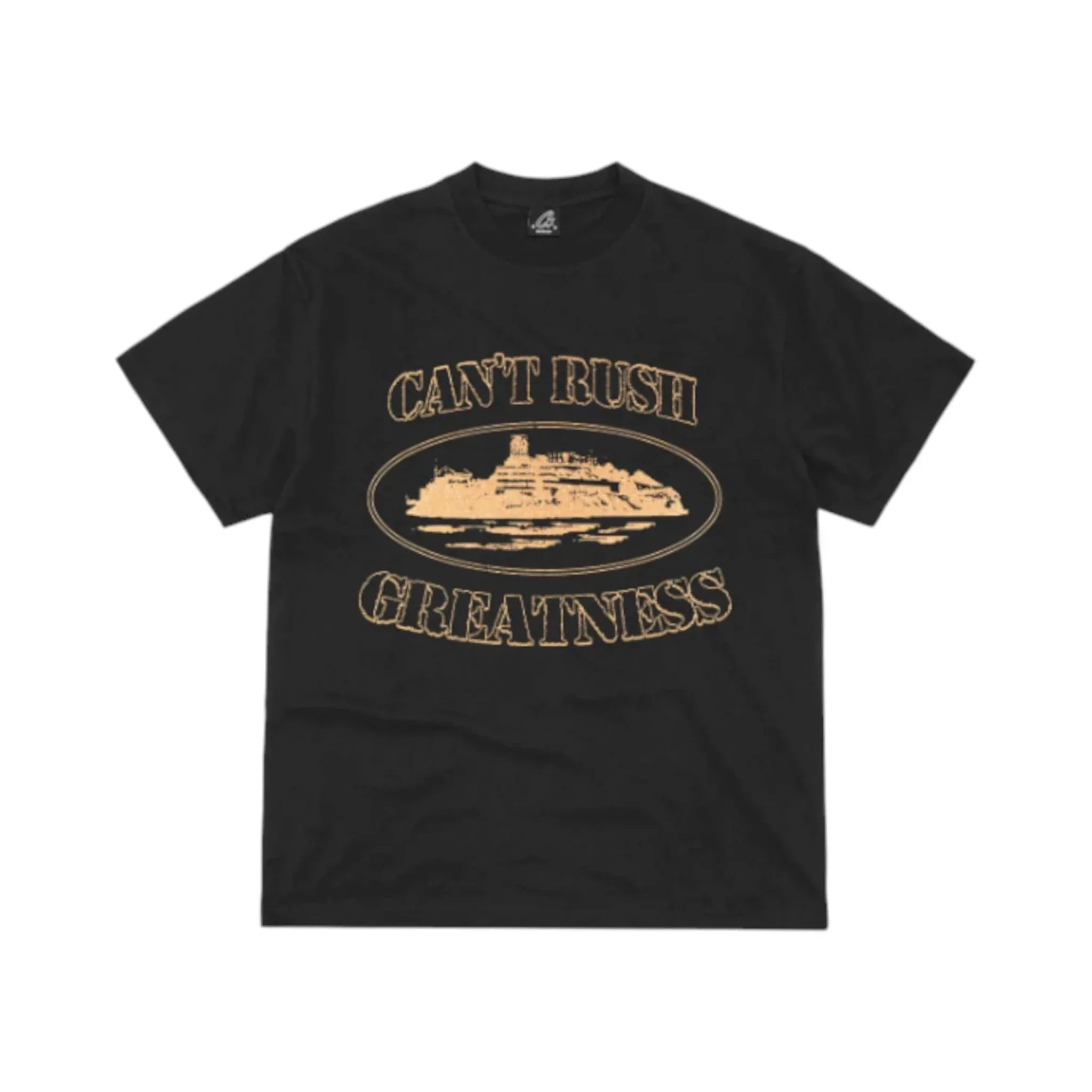 Corteiz x Cental Cee Can't Rush Greatness Tee Black