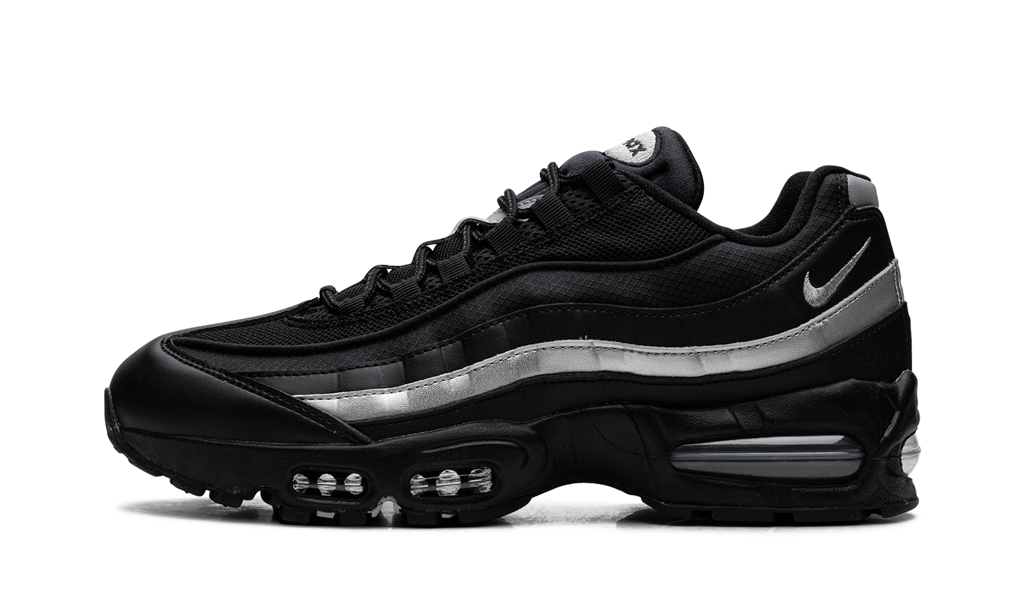 Nike Air Max 95 OG Big Bubble Black White Metallic Silver