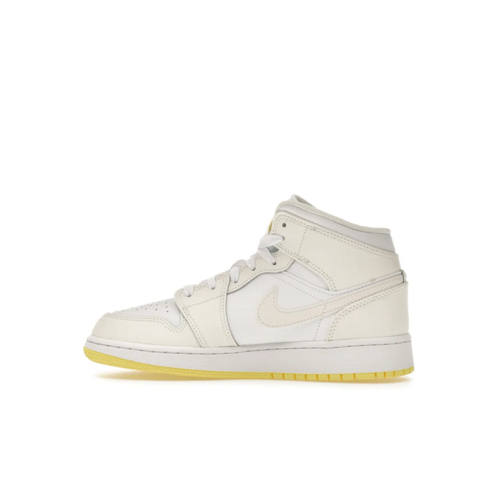 Jordan 1 Mid Sail Light Laser Orange (GS)