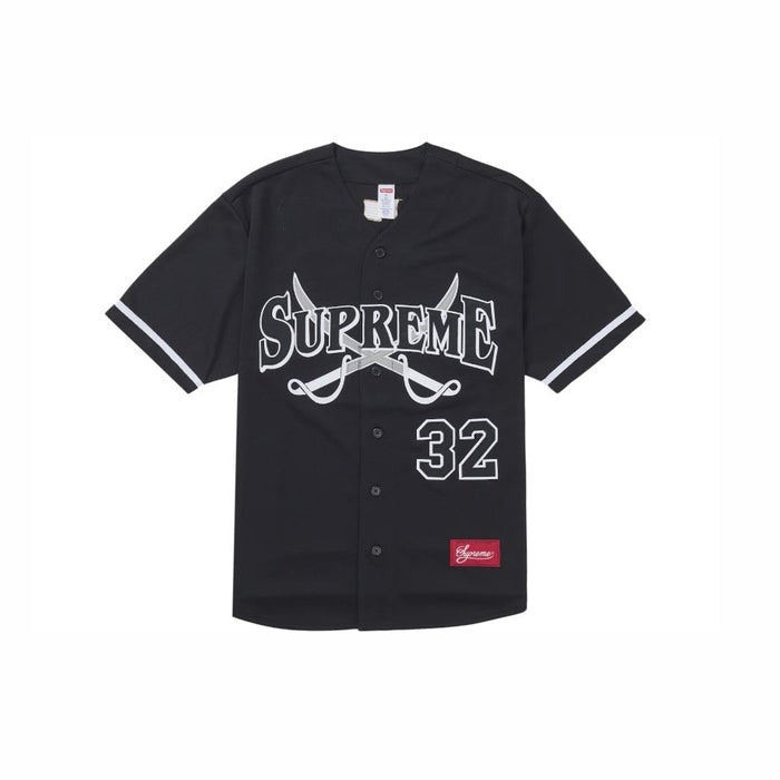 Supreme Swords Baseball Jersey Black