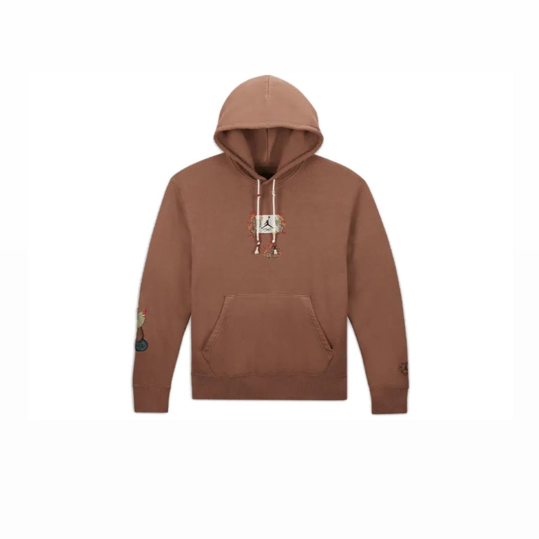 Travis Scott x Jordan Flight Graphic Hoodie Archaeo Brown