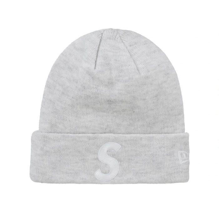 Supreme New Era S Logo Beanie (FW24) Heather Grey