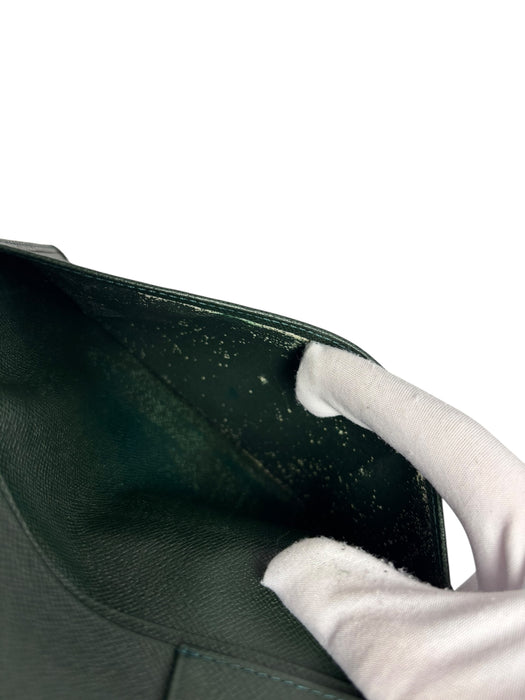 Louis Vuitton Taiga Leather Brazza Long Wallet