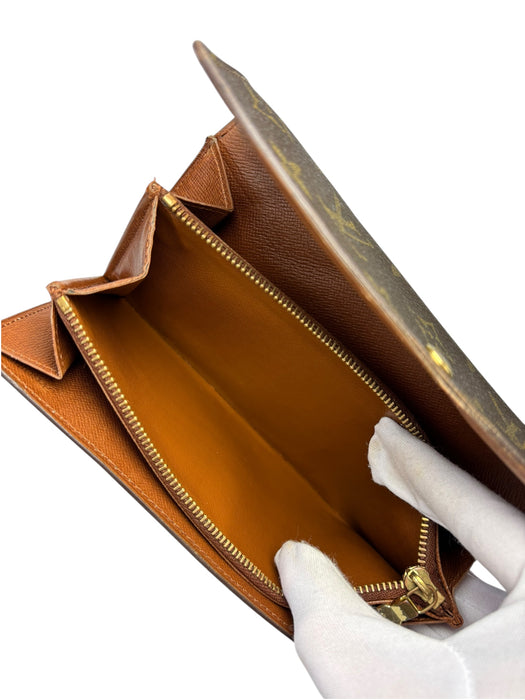 Louis Vuitton Long Wallet Monigram Pochette Porto Monnaie Credit