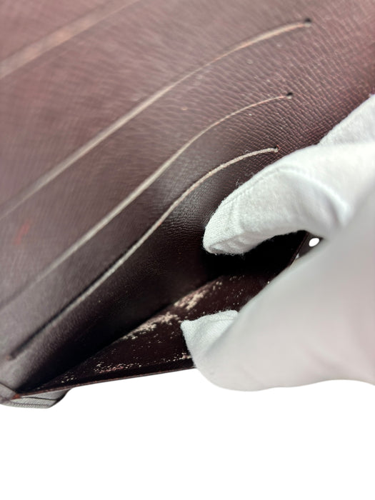 Louis Vuitton Taiga Leather Ring Agenda Cover MM (burgundy)