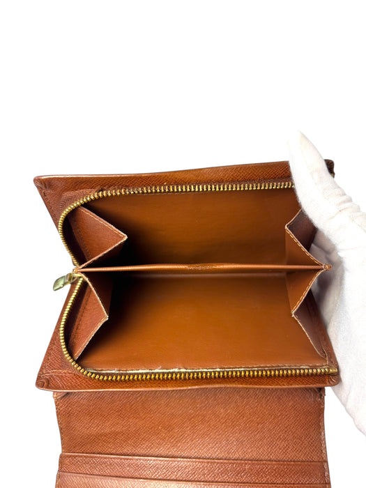 Louis Vuitton Monogram Porte Monnaie Tresor Bi-fold Wallet