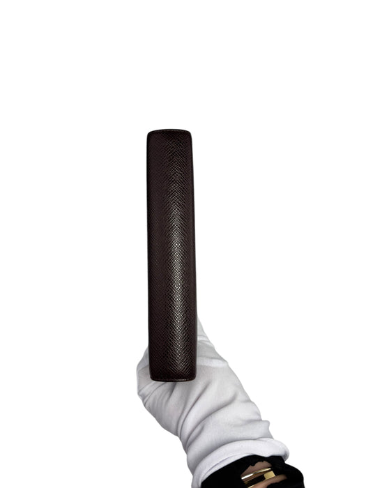 Louis Vuitton Taiga Leather Ring Agenda Cover MM (burgundy)