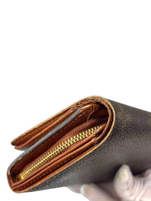 Louis Vuitton Monogram Porte Monnaie Tresor Bi-fold Wallet