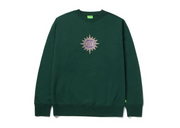 HUF New Sun Crewneck Forest Green