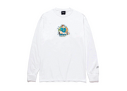 HUF Chun-li Longsleeve Tee White