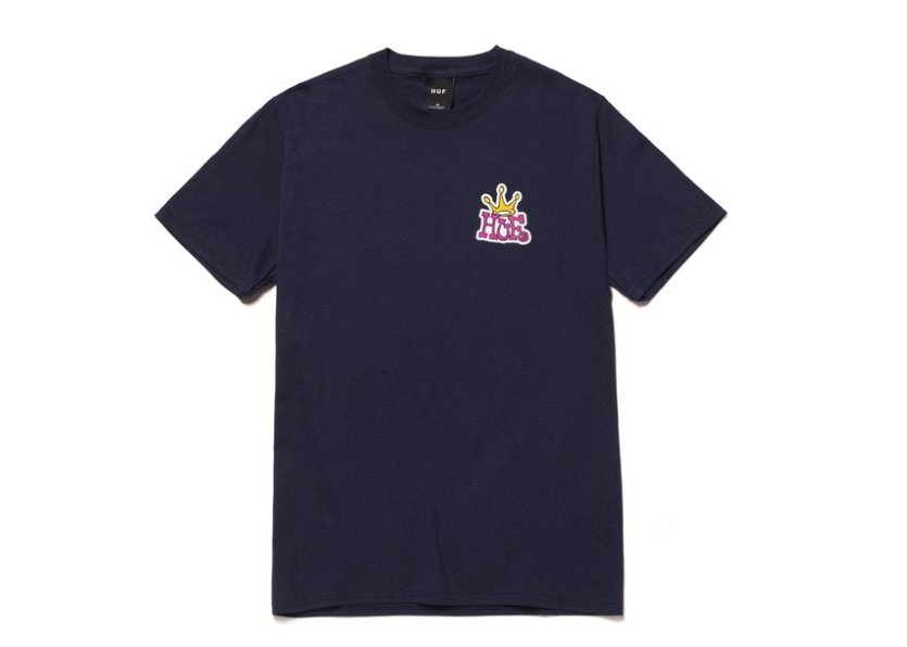 HUF Crown Tee Navy