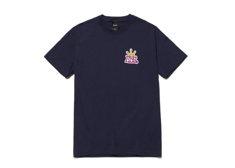 HUF Crown Tee Navy