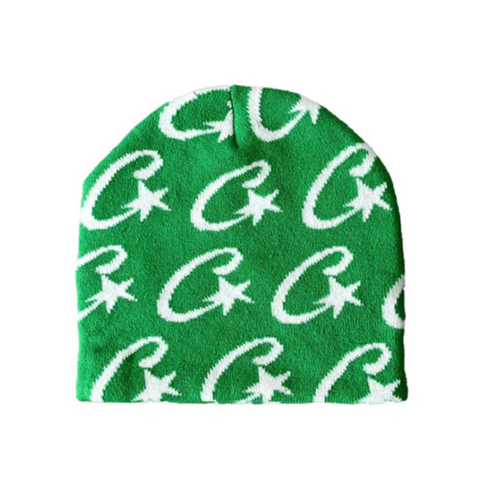 Corteiz Cstarz Monogram Beanie Green