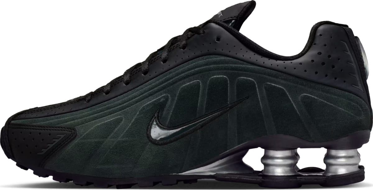 Nike Shox R4 Black Suede
