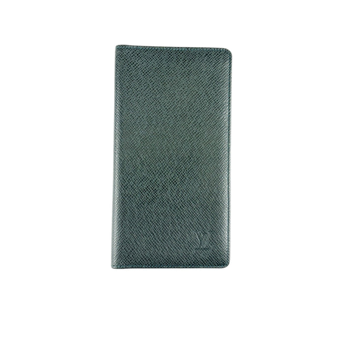 Louis Vuitton Taiga Leather Brazza Long Wallet