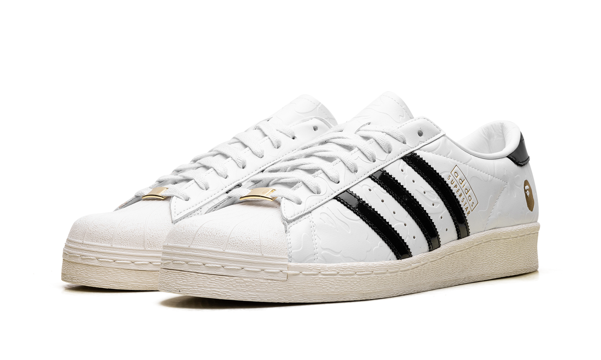 adidas Superstar Vintage Bape White Black