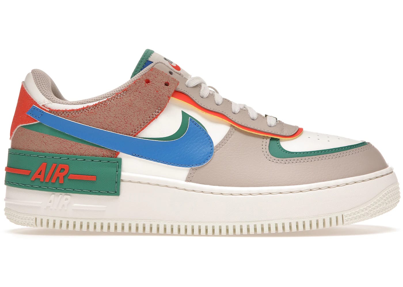 Nike Air Force 1 Low Shadow Sail Signal Blue Green (Women's)