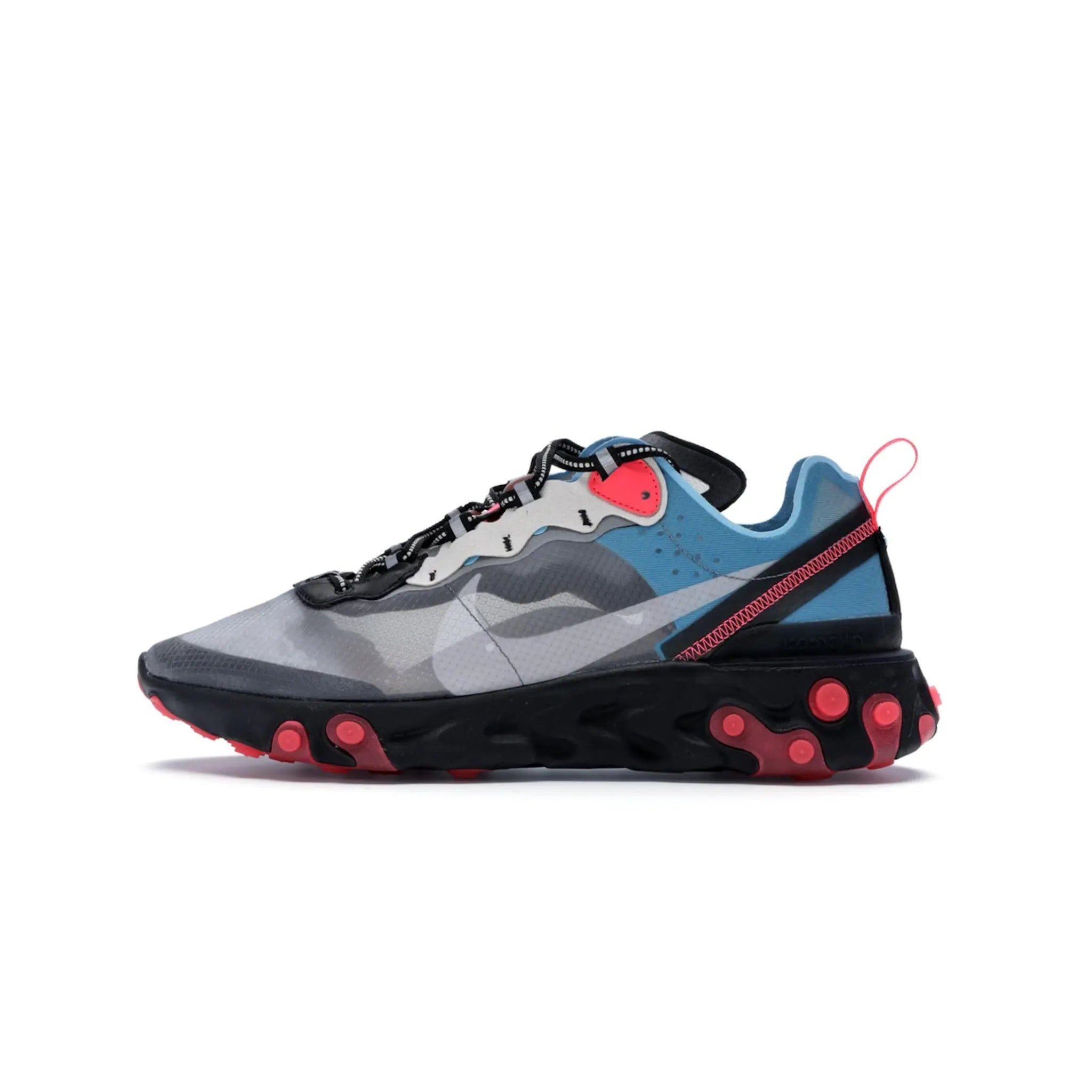 Nike React Element 87 Blue Chill Solar Red